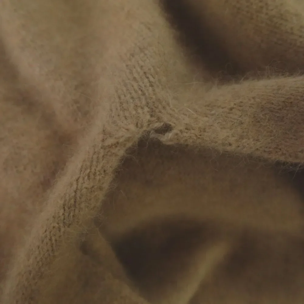 CT Plage Sweater Wrap Camel Tan Racoon Fox 2 Way Stole‎